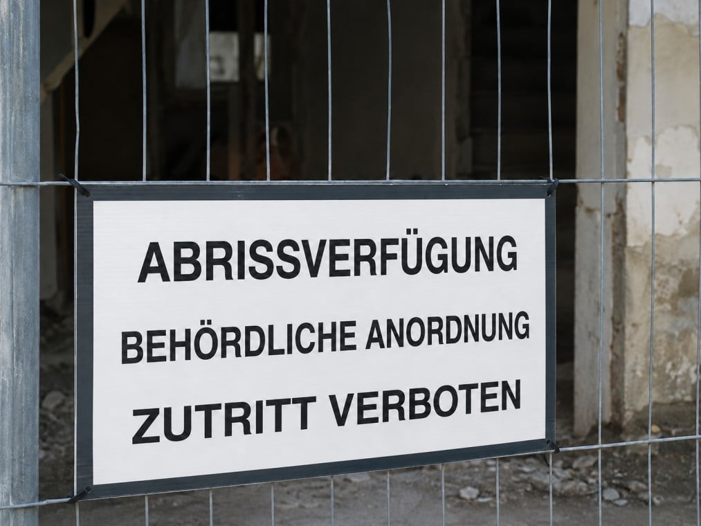 Abrissverfügung im öffentlichen Baurecht – GRÄBER ONASCH IBACH